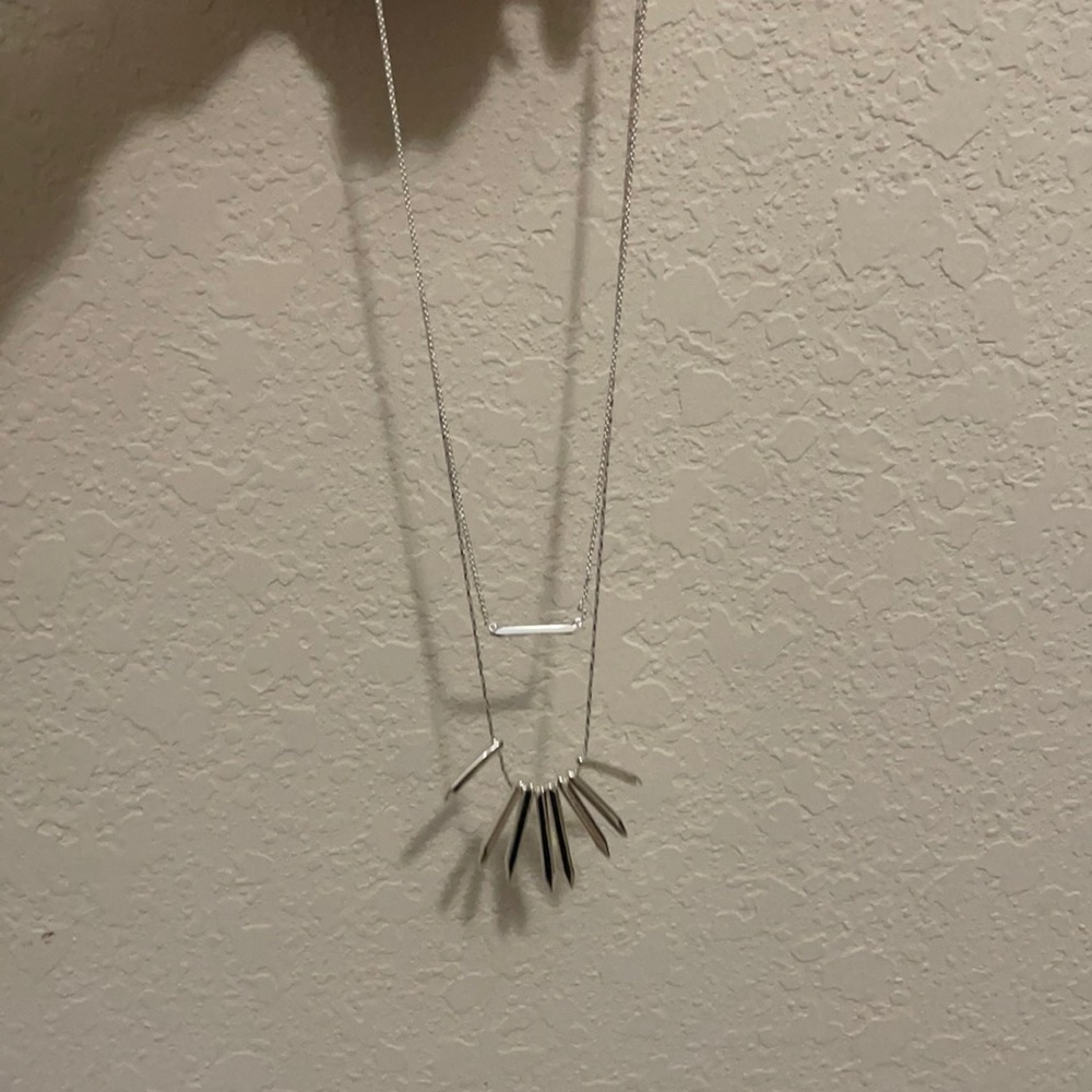 Silver Layered Stella & Dot Necklace
